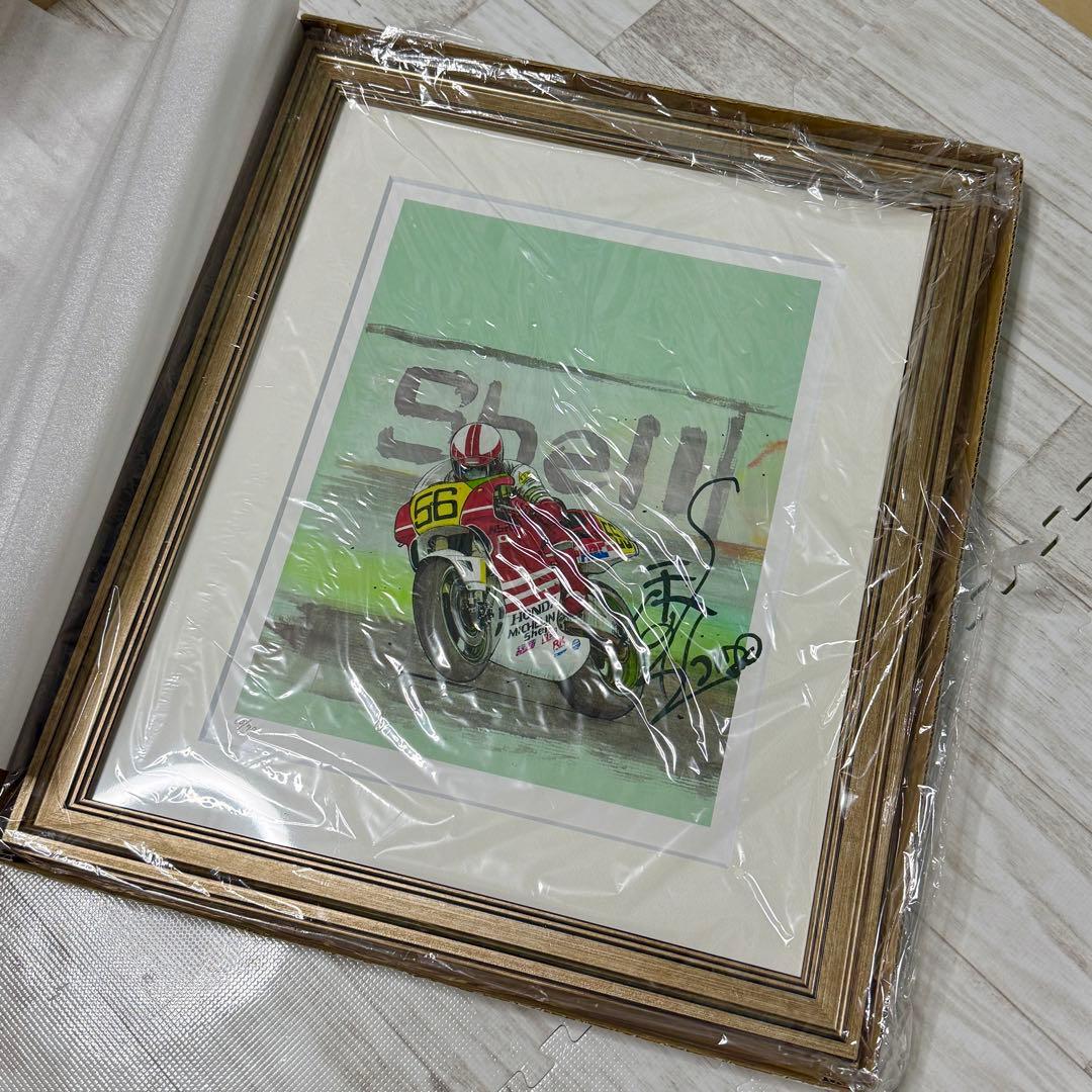 バリバリ伝説 版画 NSR500 AUTOart 1/12 ホンダ NSR500 WGP500 #56 「バリバリ伝説」 （「巨