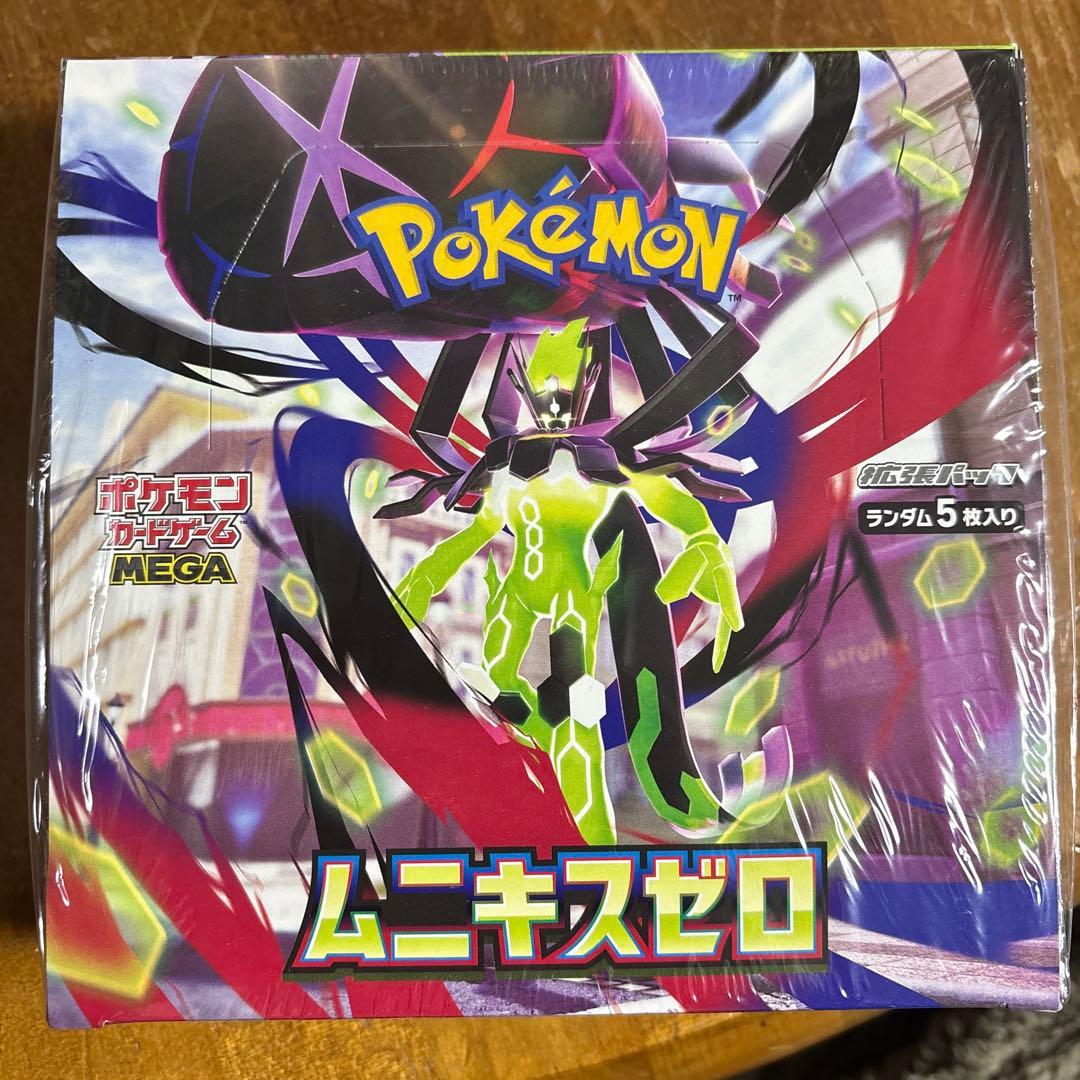 ポケモンカードゲーム ムニキスゼロ　1ボックス シュリンク付き ムニキスゼロ box 未開封シュリンク付き ポケモンカード - メルカリ