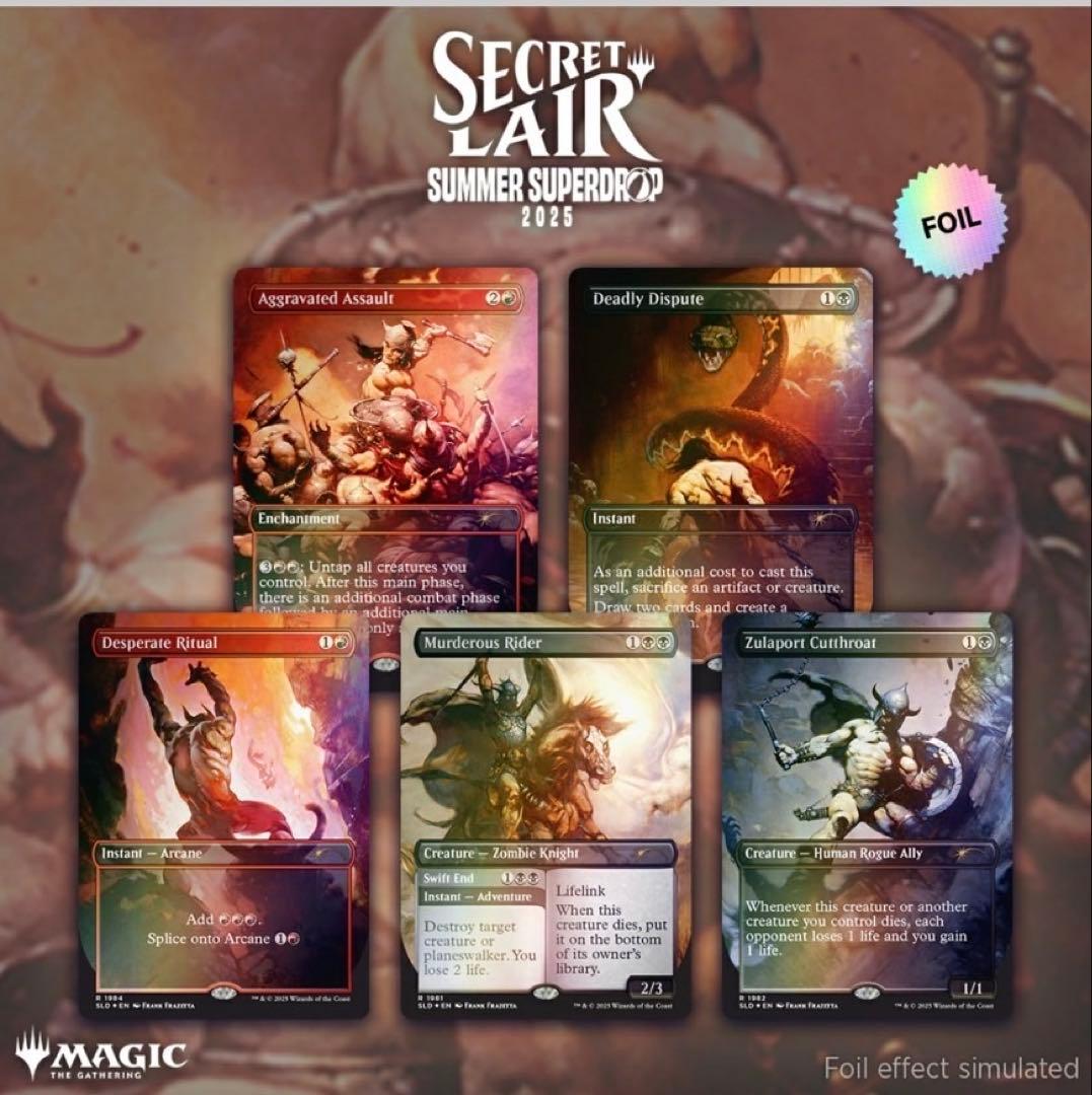 【未開封】 シークレットレイヤーTheArt of Frank Frazetta SecretLair「The Art of Frank Frazetta」が公開。《暗黒の儀式》や