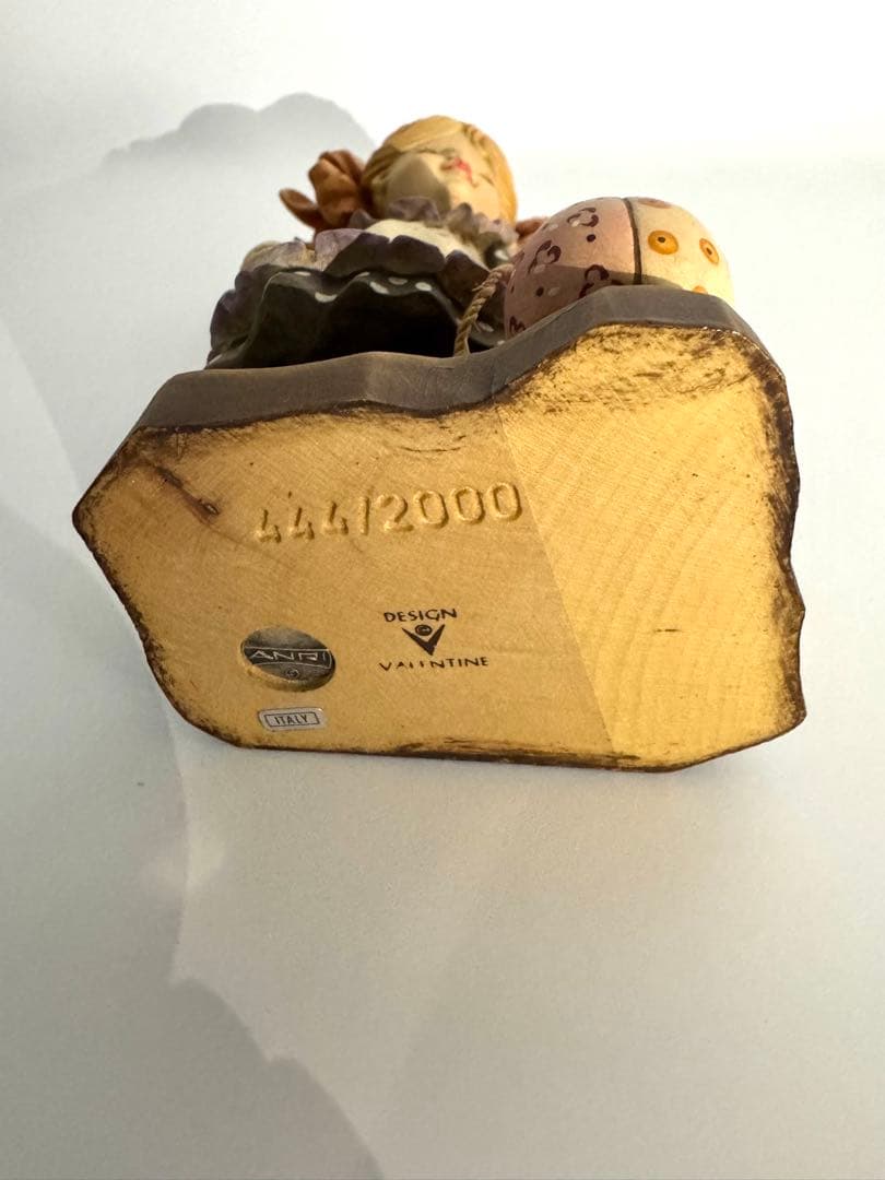 ANRI 木彫り人形 2000体限定 なわとび アンリ フィギュア フィギュリン