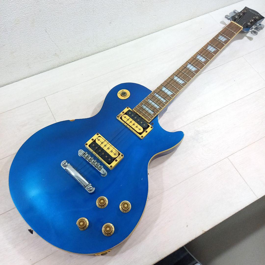 ジャンク Juno レスポール メタリックブルー ジャンク Juno レスポール メタリックブルー Yahoo!オークション