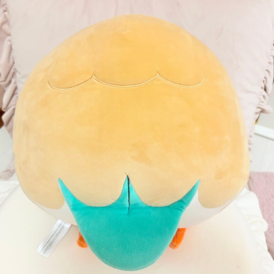 ポケモン もっちりまんまるクッション モクロー - メルカリ