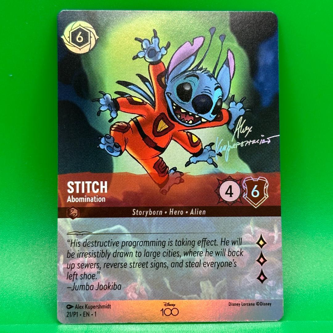 ロルカナ 英語 スティッチ プロモ 100周年記念コレクターズ