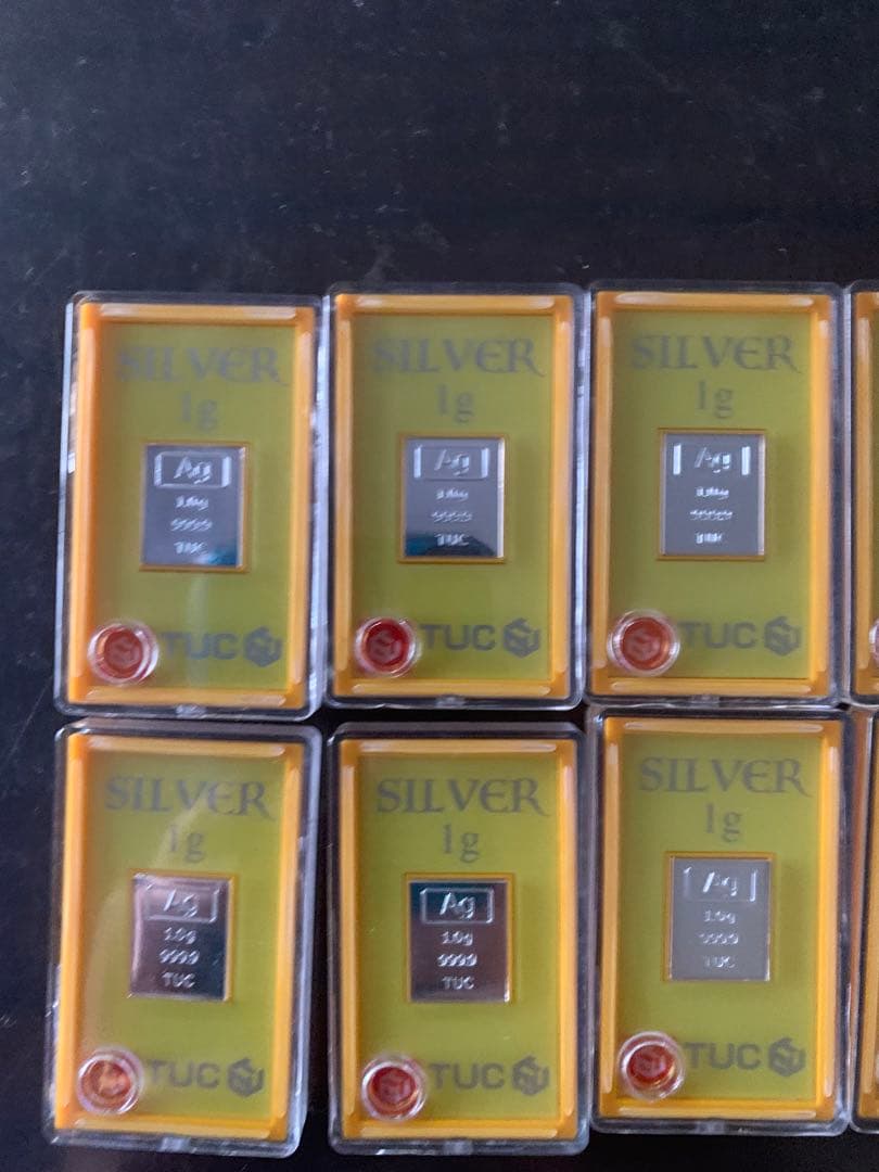 TUC銀景品シルバー 1g バー 10個セット - メルカリ