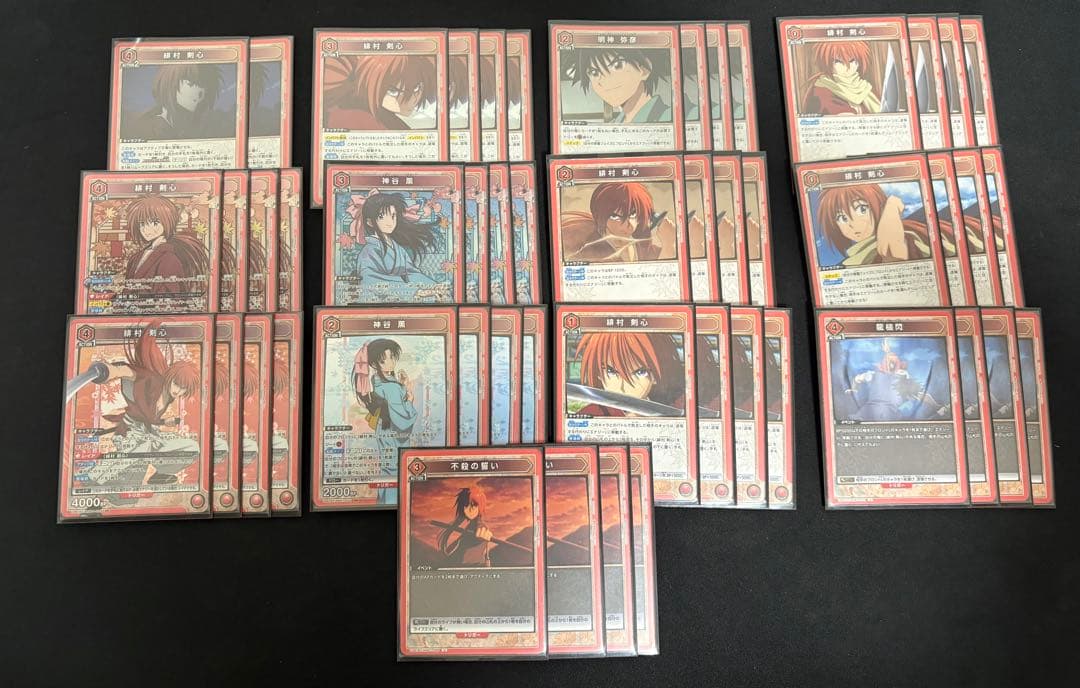 ユニオンアリーナ　緋村剣心　るろうに剣心　デッキ　デッキパーツ るろうに剣心 －明治剣客浪漫譚－ ：【赤】剣心組デッキ 販売ページ