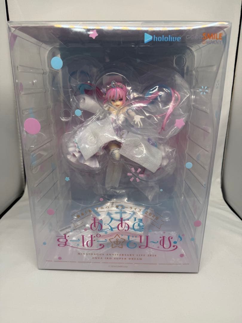 【新品未開封】湊あくあ あくあ色すーぱー☆どり〜む♪Ver. 湊あくあ あくあ色すーぱー☆どり～む♪Ver. (フィギュア) - ホビー