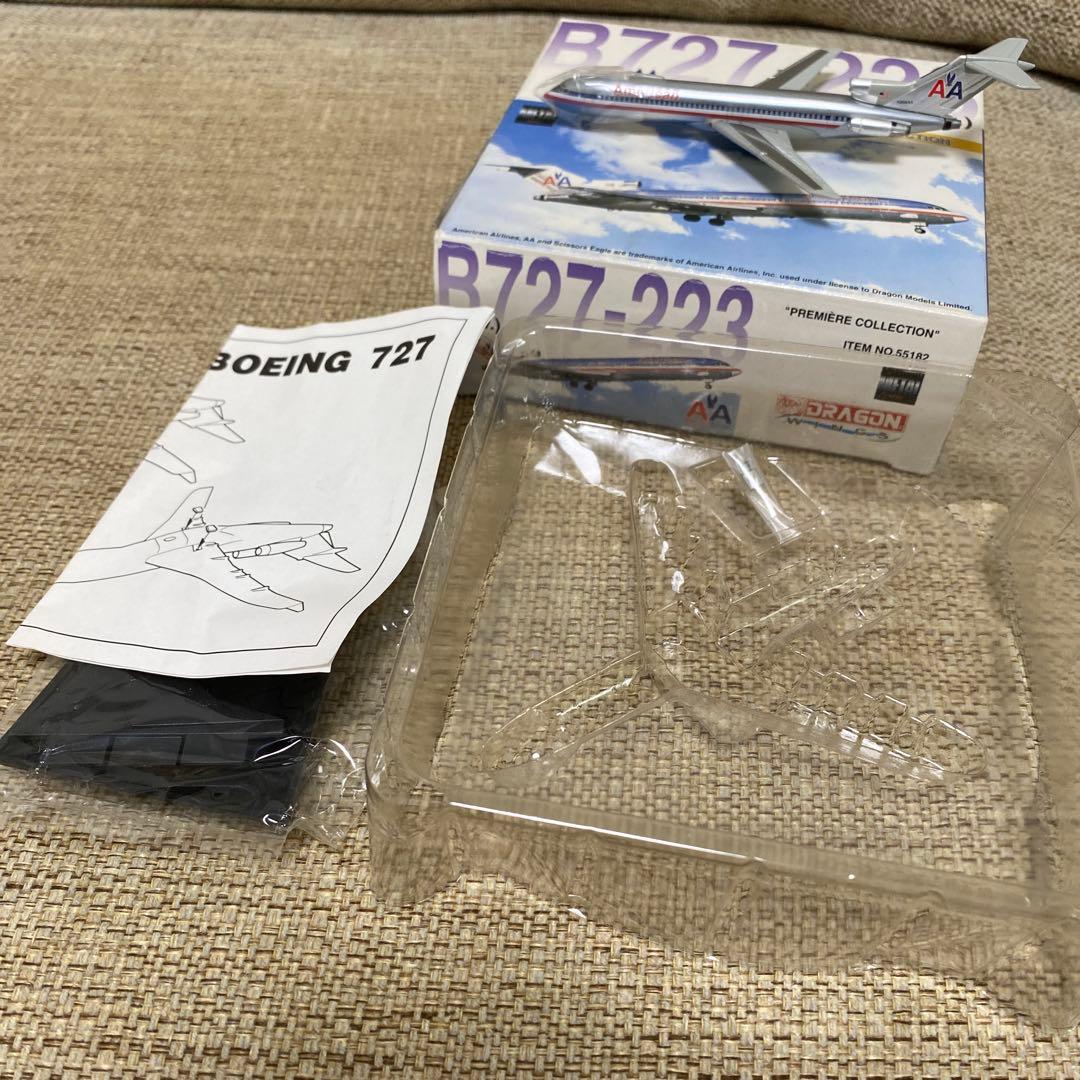 飛行機模型 American Airlines B727-223 ドラゴンモデル - メルカリ