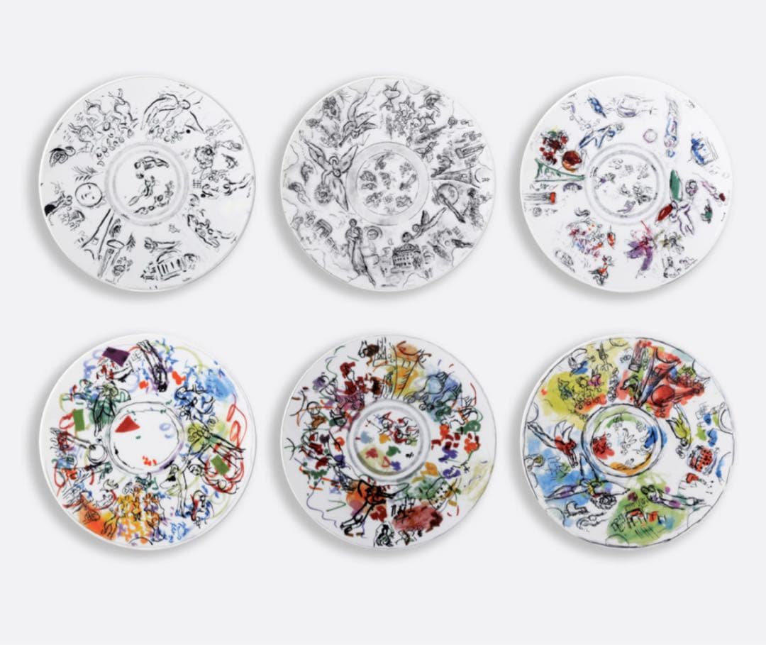 ベルナルド　マルクシャガール　プレート 6枚セット ベルナルド マルクシャガール プレート 6枚セット - メルカリ