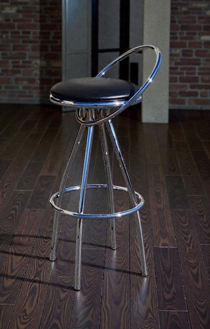 イタリアのデザイナーDolment (ドルメン)クロムメッキのカウンターチェア lapalma ラパルマ LEM レム カウンタースツール ハイ・ロー 昇降式