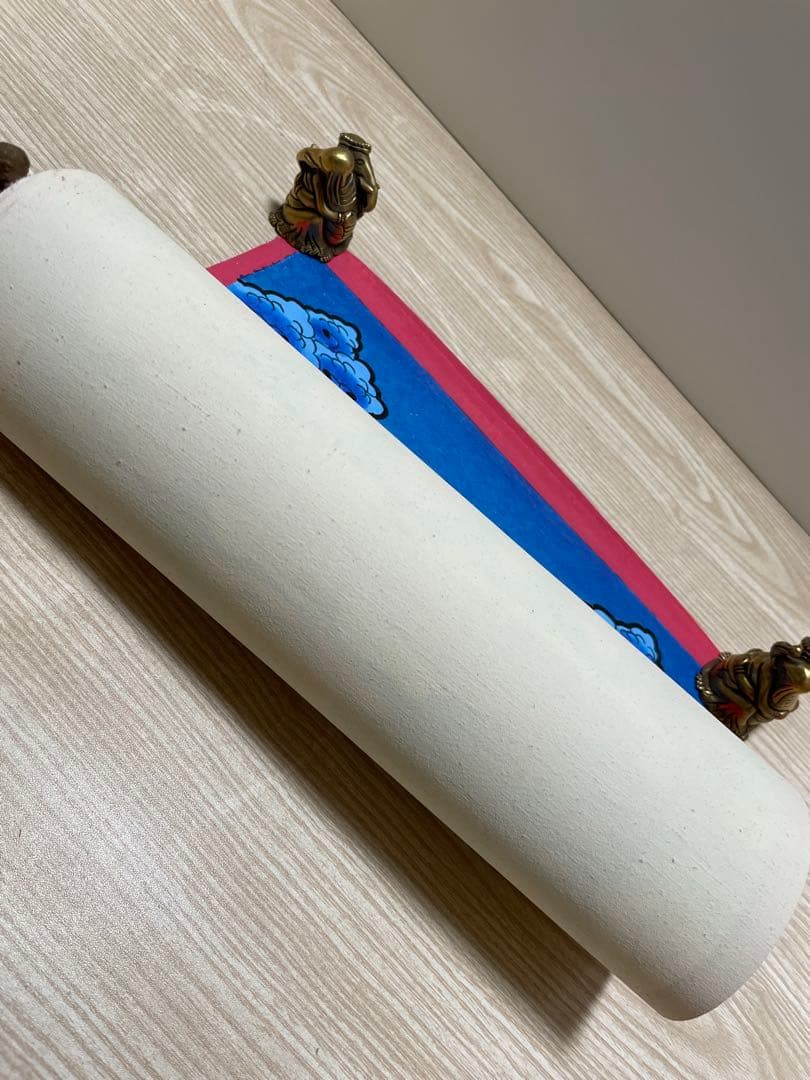 《 チベット密教　1点物 》 手描き　曼荼羅　チャングリシー　観音　仏教　至宝