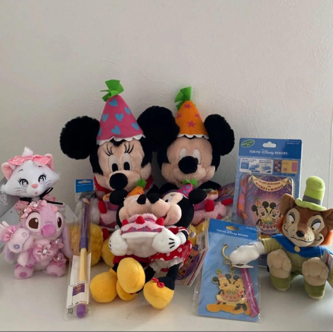 【新品】ディズニー ぬいぐるみ フラッフィープラッシー ミッキー ミニー 誕生日 ミッキーの誕生日』デザイン！ 東京ディズニーリゾート ｢ミッキー