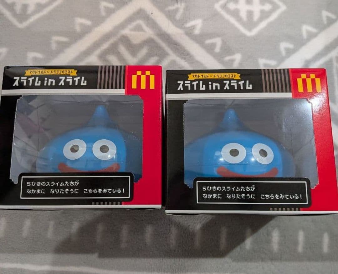 マクドナルド　ドラゴンクエスト　スライムマトリョーシカ2個セット 🍔✨𝐌𝐜𝐃𝐨𝐧𝐚𝐥𝐝𝐬✨🍟 * * マクドナルド&ドラクエ コラボ