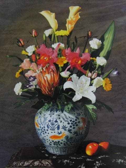 清水悦男「秋色譜」、希少画集画、新品高級額、額装付、状態良好