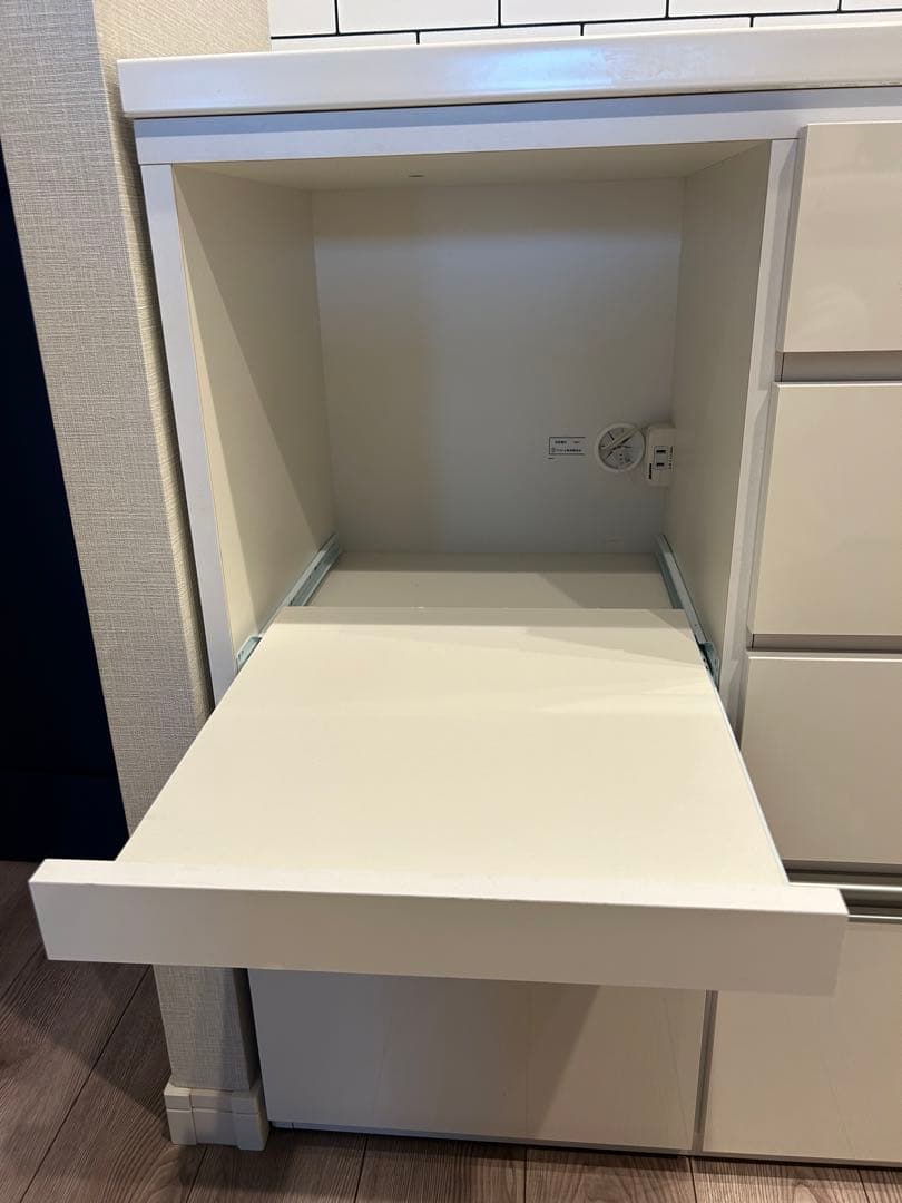 ニトリ キッチンボード 伸縮カウンター(クオーレOP105 WH) - メルカリ