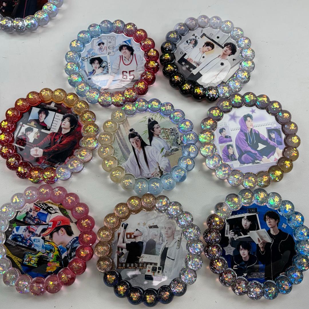 王一博 あわ アクセサリートレイ 8点セット❣️確認用❣️0204 王一博 ピンク アクセサリートレイ 0223 - メルカリ