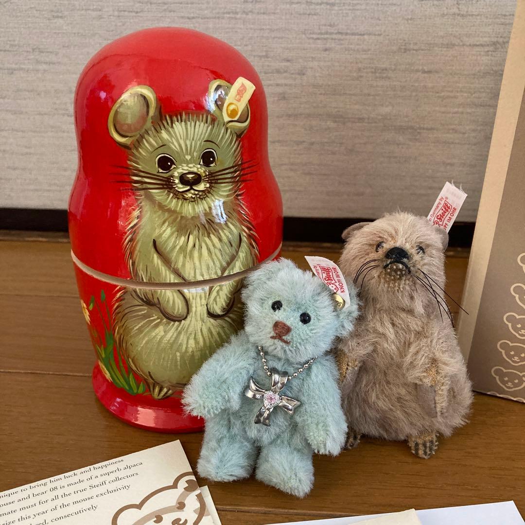 希少レア　Steiff シュタイフ　マトリョーシカ　ネズミ　テディベア　セット クラシックテディベア | ドイツ最高級テディベアのシュタイフ日本公式