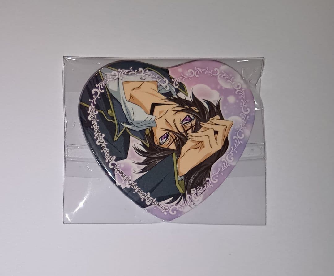 コードギアス 反逆のルルーシュ 一番カフェ ハート缶バッジ - メルカリ