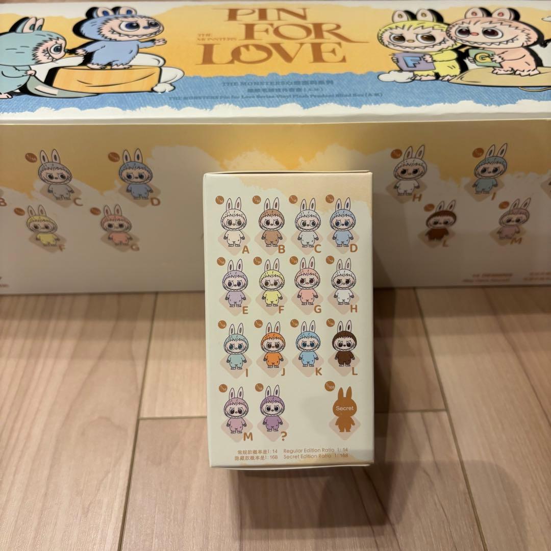 LABUBU PIN FOR LOVE ラブブ イニシャルA-M新品未開封 1箱 - メルカリ