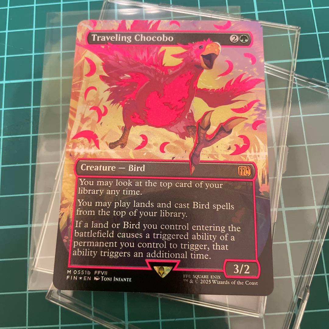 マジックMTG FF 旅するチョコボ ネオンインク foilピンク MTG 旅するチョコボ ネオンインク 赤 ピンク FOIL FF chocobo - メルカリ
