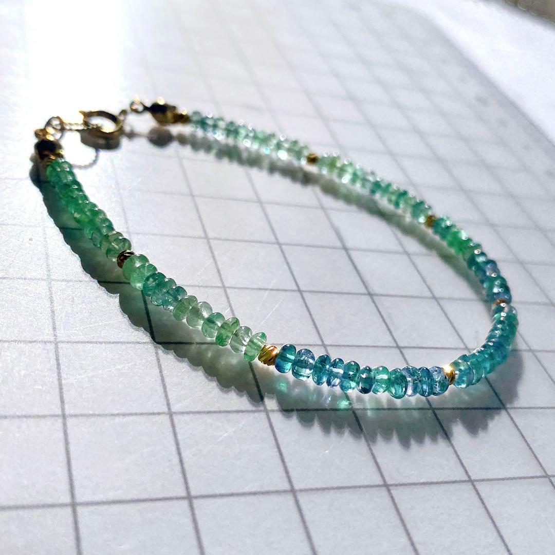 14kgf天然石高品質濃いめコーネルピンチタンワイヤーブレスレット