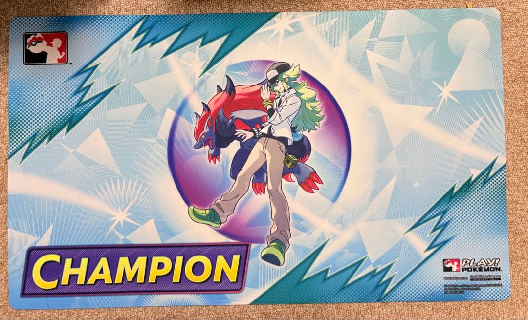 ポケモンカード Nのゾロアーク チャンピオン プレイマット - メルカリ