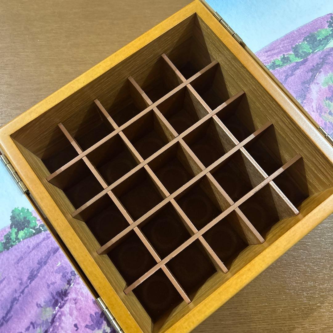 美品・非売品】ドテラ 木箱 ラベンダー ウッドボックス 25本入 - メルカリ