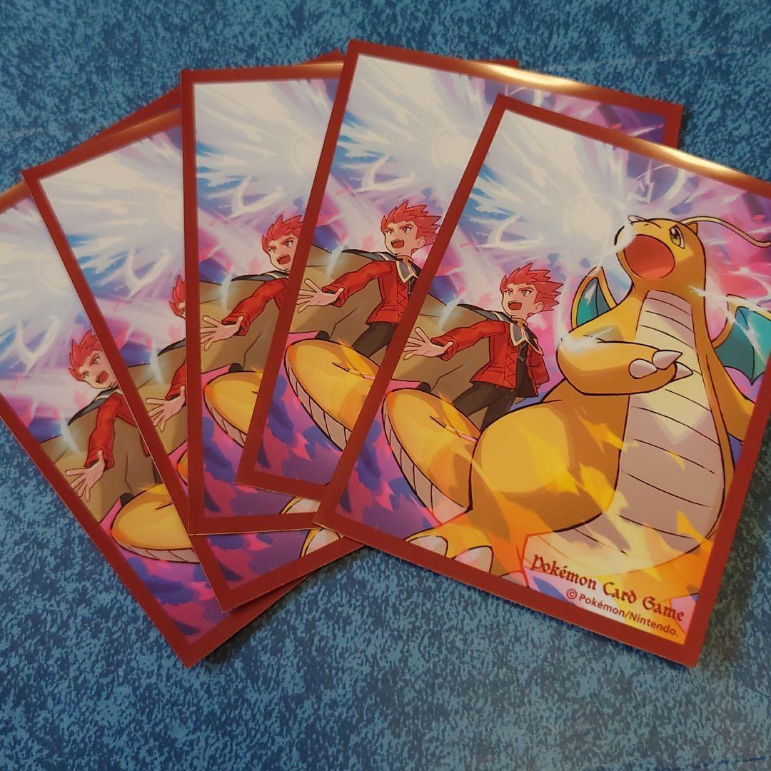 ポケモンカード デッキシールド スリーブ ワタル カイリュー バラ5枚