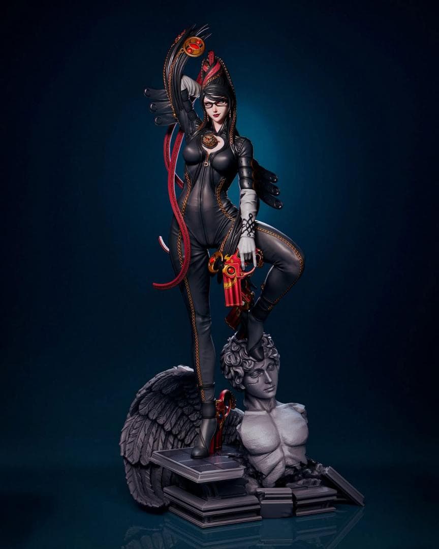 1/6　未塗装 未組立　フィギュア　ガレージキット 【 魔女のガンスリンガー 】 TSURU / 禁室 (未塗装未組み立てガレージキット) - MANNO DAISUKE