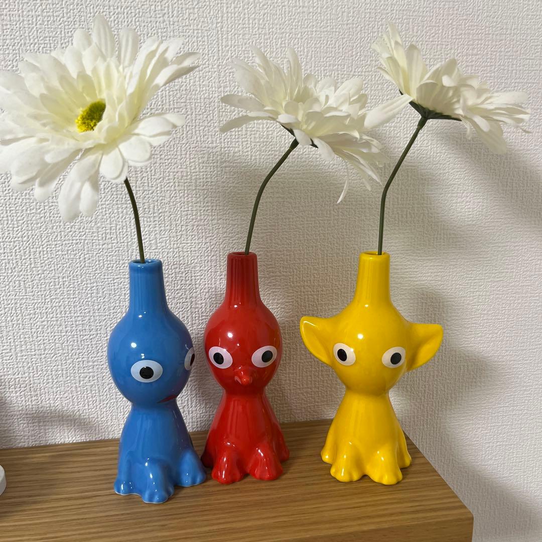 ピクミン 一輪挿し 赤青黄 - メルカリ