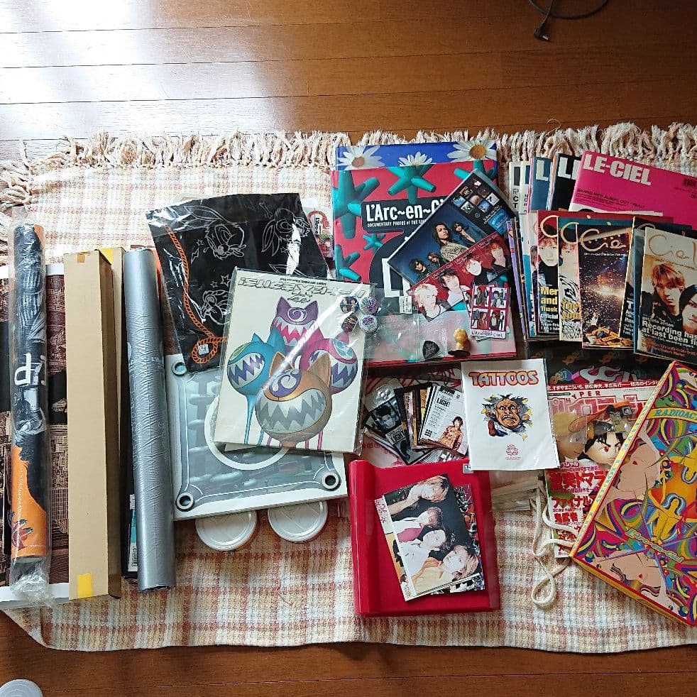 L'Arc～en～Ciel ラルクアンシエル グッズ等セット ━━━━━━━━━━ 𝐋'𝐀𝐫𝐜～𝐞𝐧～𝐂𝐢𝐞𝐥 𝐀𝐑𝐄𝐍𝐀 𝐓𝐎𝐔𝐑