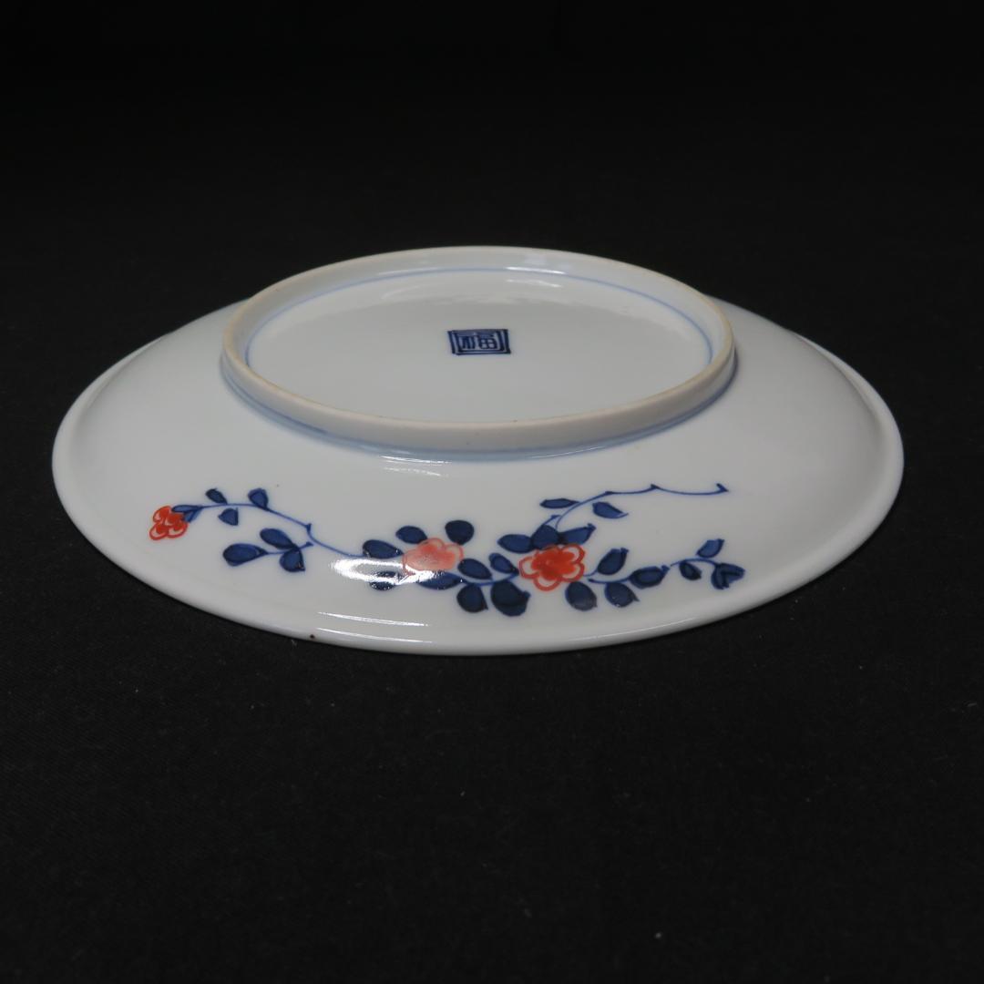 柿右衛門様式 小皿 3枚 古伊万里 染付 鳥 草花 角福 - メルカリ