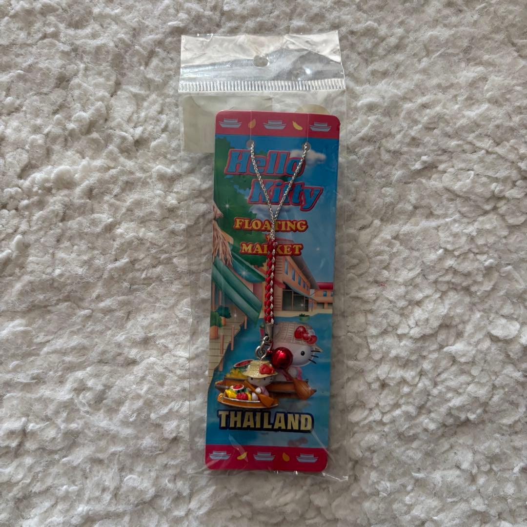 レア】ハローキティ ご当地キティ 根付け ストラップ タイ 水上