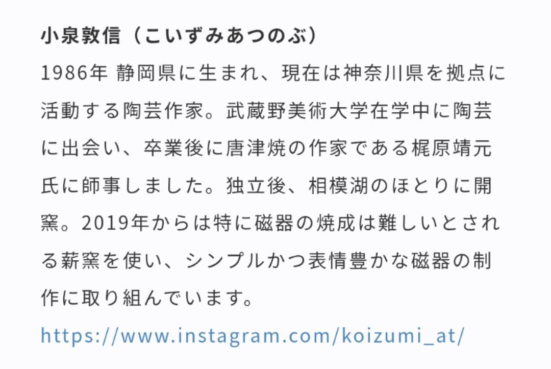 Atsunobu Koizumi 小泉敦信 梅瓶