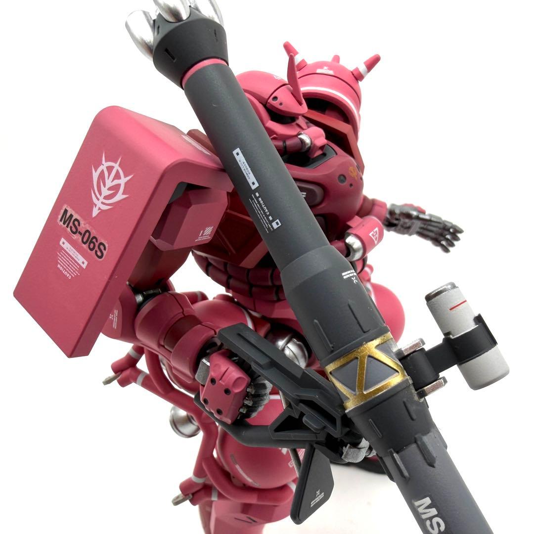 HG シャア専用ザク ジークアクス版 ガンプラ 全塗装 完成品 - メルカリ