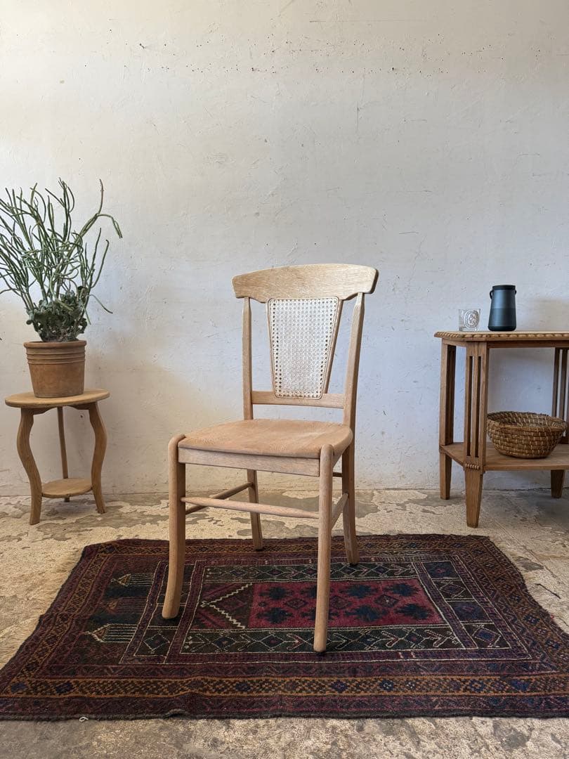 ビンテージ ダイニングラタンチェア　カフェチェア 剥離 no1 楽天市場】【3年保証・レビュー特典】ダイニングチェア ラタンチェア 1