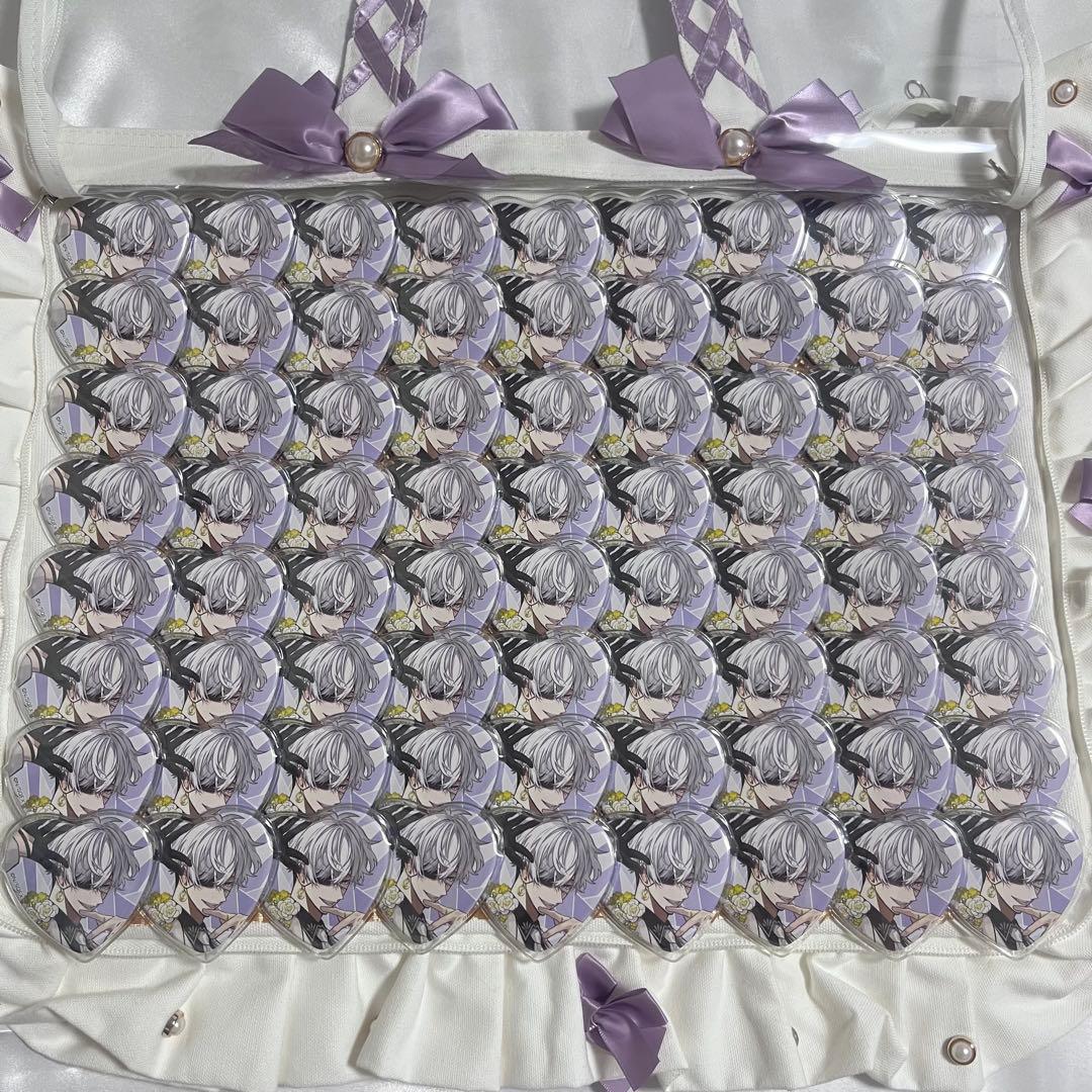 【バラ売り可能◎】雨宮零士 ハート缶バッジ72個セット（カバー付き） 東京エイリアンズ 雨宮零士 オーロラ 缶バッジ - メルカリ