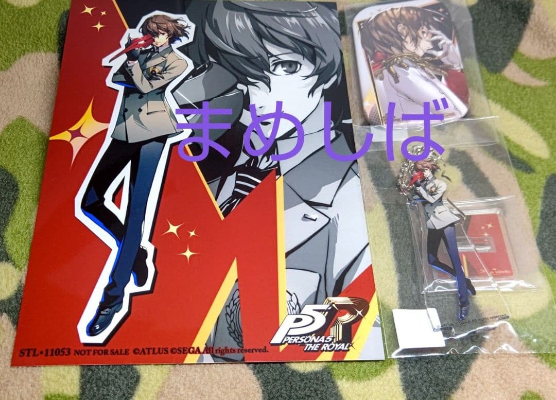 【ペルソナ5R】ステラ 缶バッジ アクキー 明智/クロウ 未開封ペルソナ 5 ザ・ロイヤル アクリルスタンド 明智吾郎(クロウ