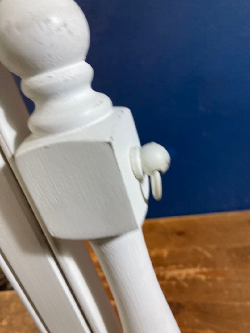 カントリーホーム フランス ヨーロピアン 卓上スタンドミラー ロココ調