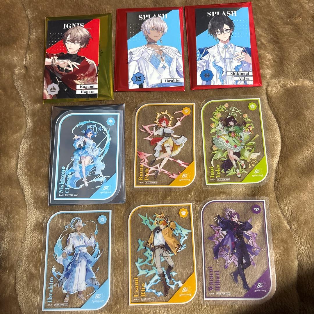 にじさんじ8周年8th Anniversary メタリックカード特典クリアカード