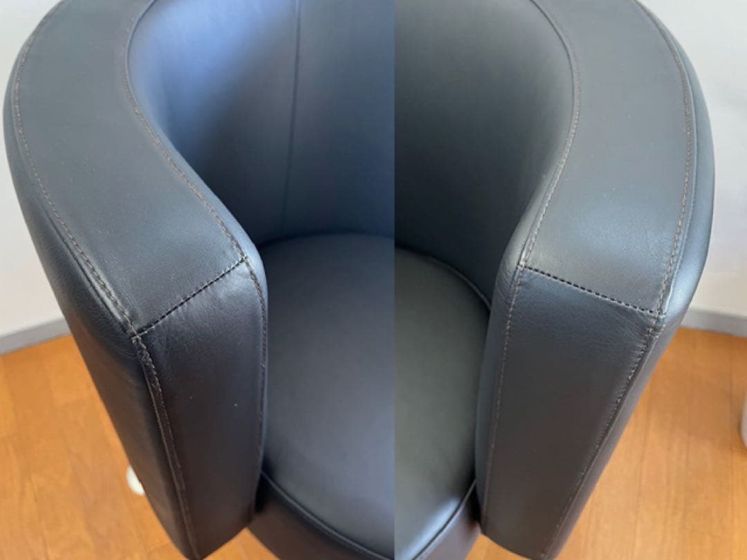 COR CIRCO コア ラウンジチェア ① ポストモダン 革張り 52万 北欧