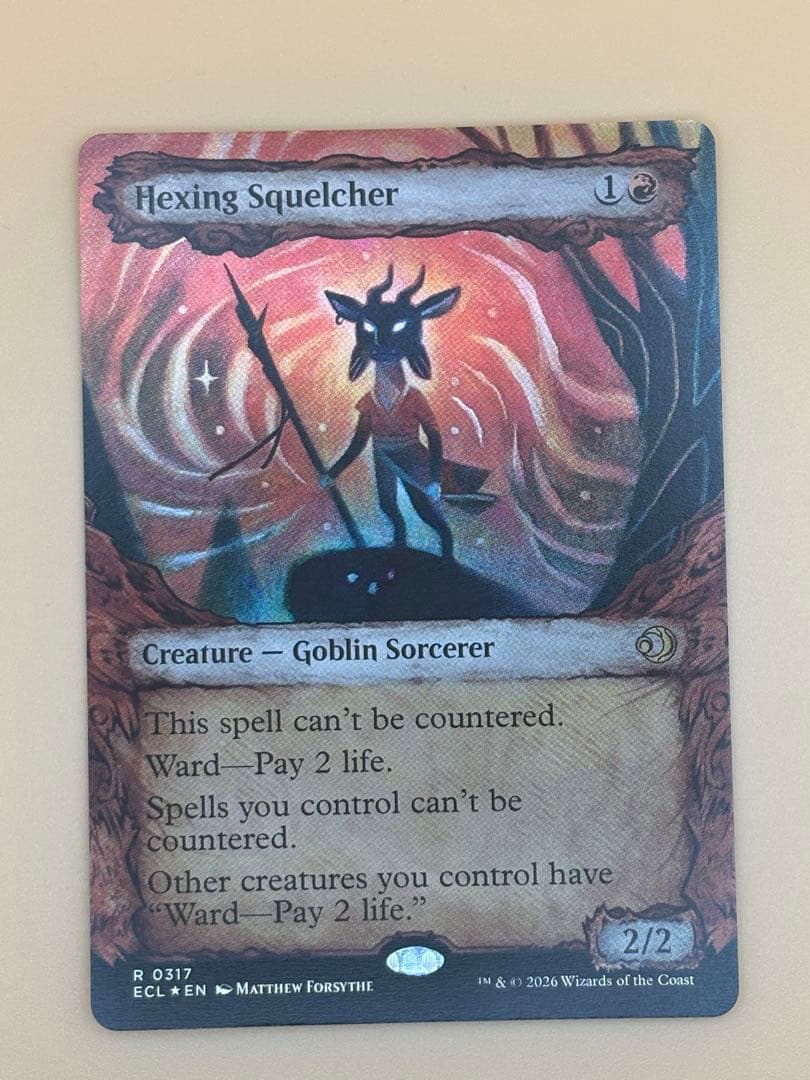MTG ショーケース 呪詛の壊し屋　foil 英語 Foil】(317)□ショーケース□《呪詛の壊し屋/Hexing Squelcher》[ECL