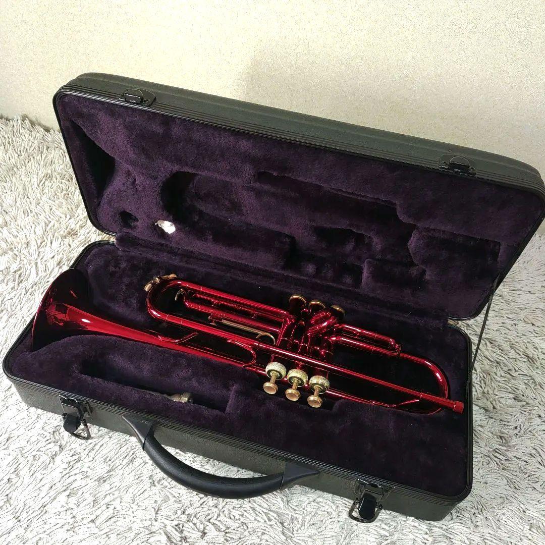 ジャンク】J.Michael トランペット ワインレッド マイケル ケース付き