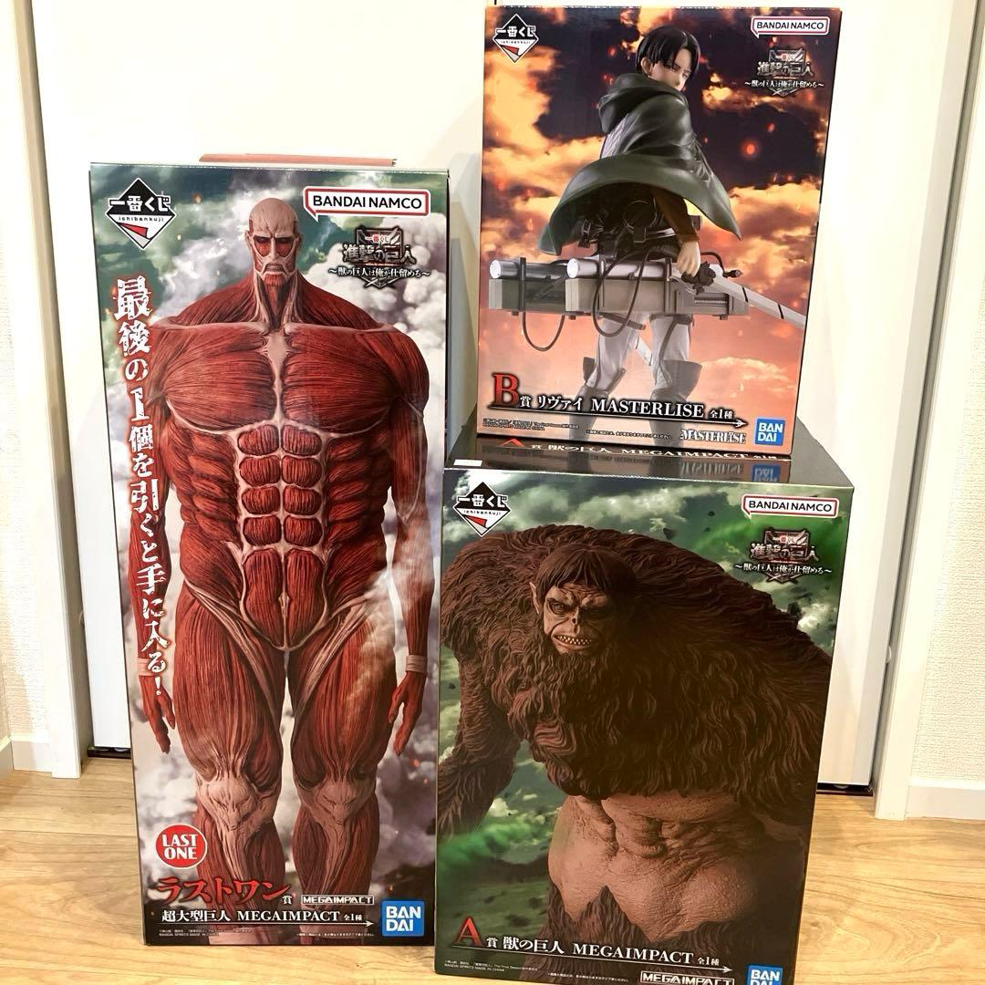 【おまけ付き】一番くじ 進撃の巨人 フィギュアコンプリートセット 一番くじ 進撃の巨人～くじ奪還作戦～｜一番くじ倶楽部｜BANDAI