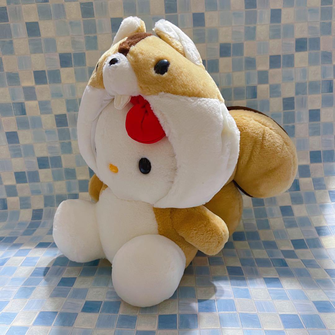 サンリオ　ハローキティ　ご当地キティ　リスぬいぐるみ　2003年製 未使用 美品 リス ぬいぐるみ レトロ ハローキティ アニマル 動物 激