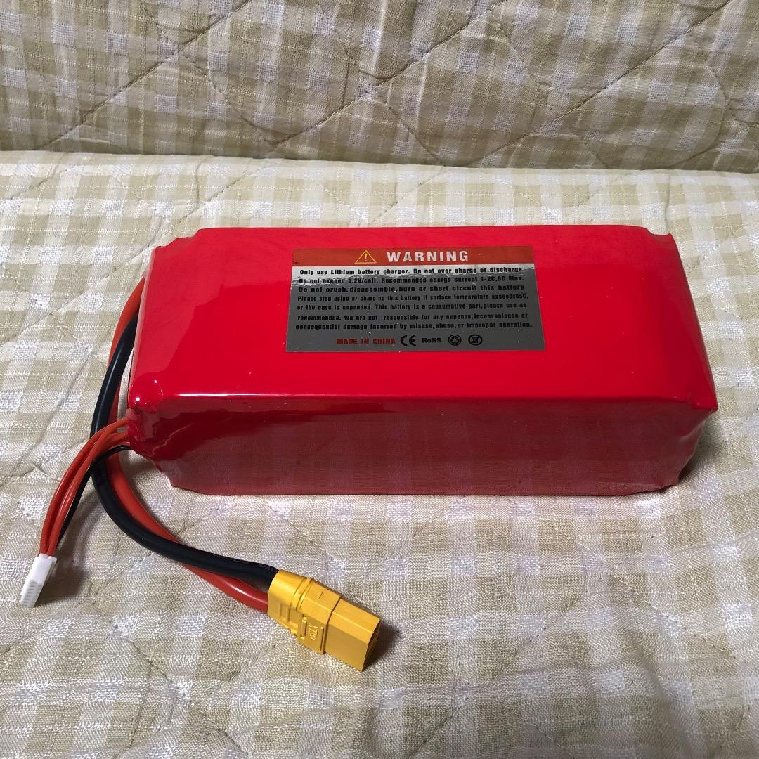 【値下げ中】リポバッテリー KYPOM K6 22.2V 8000mA