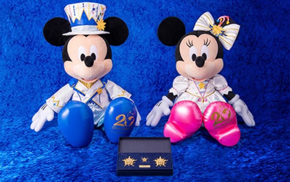 ファンダフルディズニー300個限定　ミキミニ20周年ぬいぐるみ　アクセサリー付 ファンダフルディズニー300個限定 ミキミニ20周年ぬいぐるみ