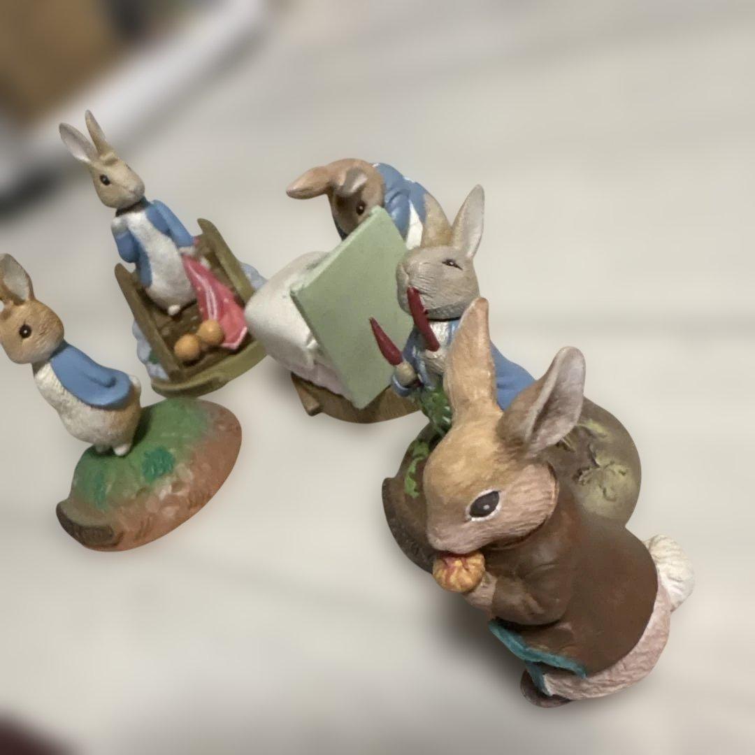 ピーターラビット 陶器フィギュア 5体セット - メルカリ