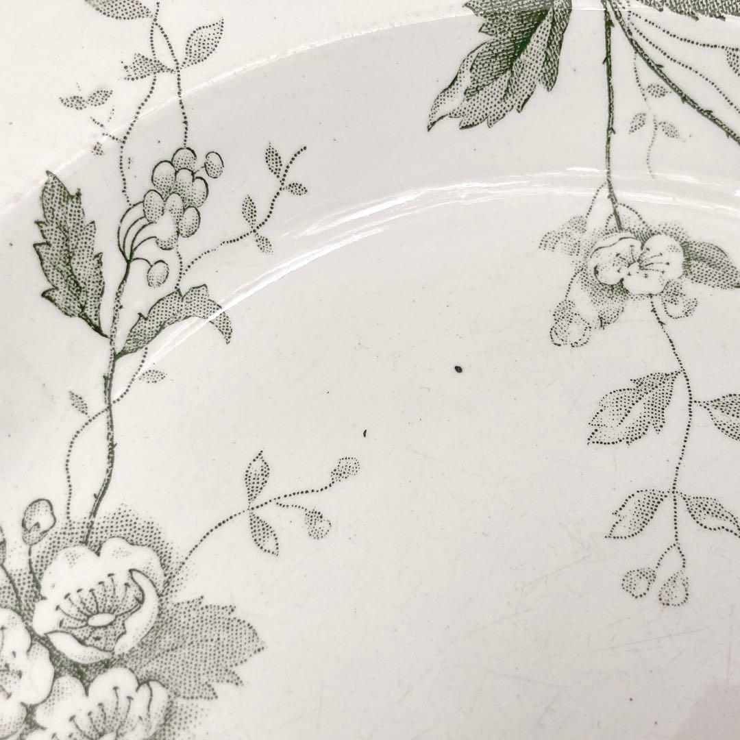 フランスアンティーク】サンタマン ロゼット ROSETTE 深皿プレート 美