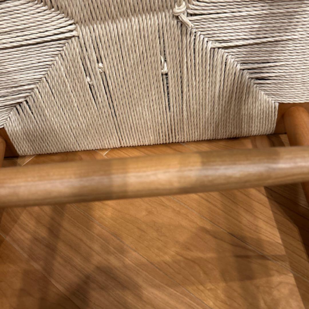 ドモク堂 朝倉スツール×2脚 チェリー材 ペーパーコード 美品 BEAMS購入