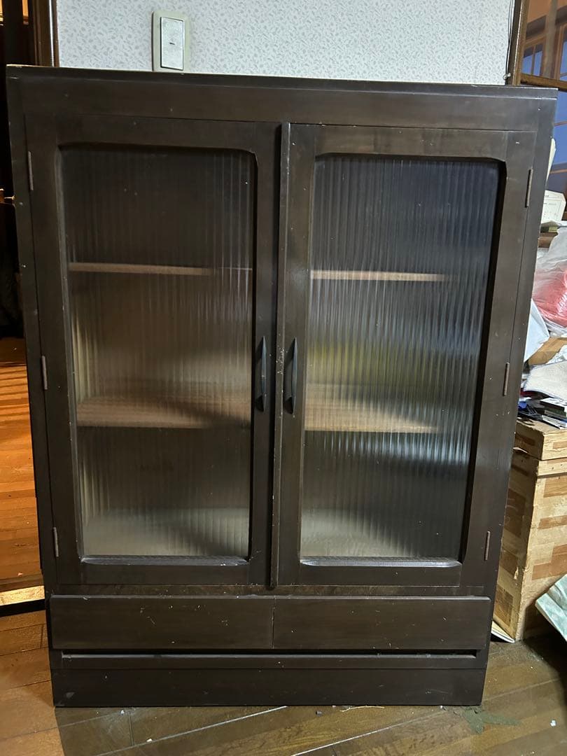 昭和初期　レトロ　本棚　ガラス扉　アンティーク 楽天市場】アンティーク家具 昭和レトロな書棚 b 木製 横75.5cm